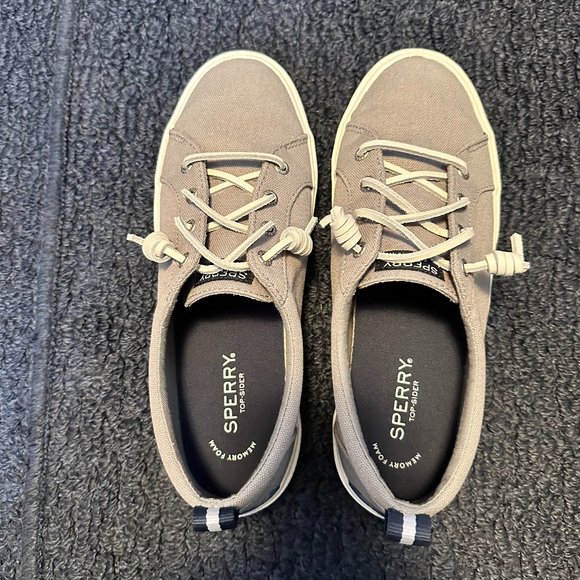 Sperry Grey Top Siders - Picture 1 of 4
